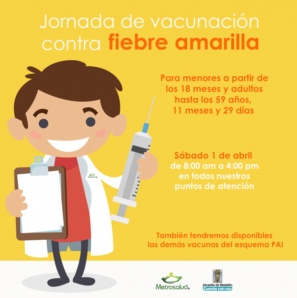 Jornada vacunación contra fiebre amarilla