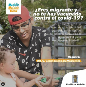 Vavcunación contra COVID 19 – Población migrante no regularizada