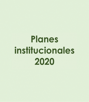 Planes institucionales 2020