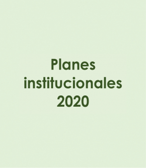 Planes institucionales 2020