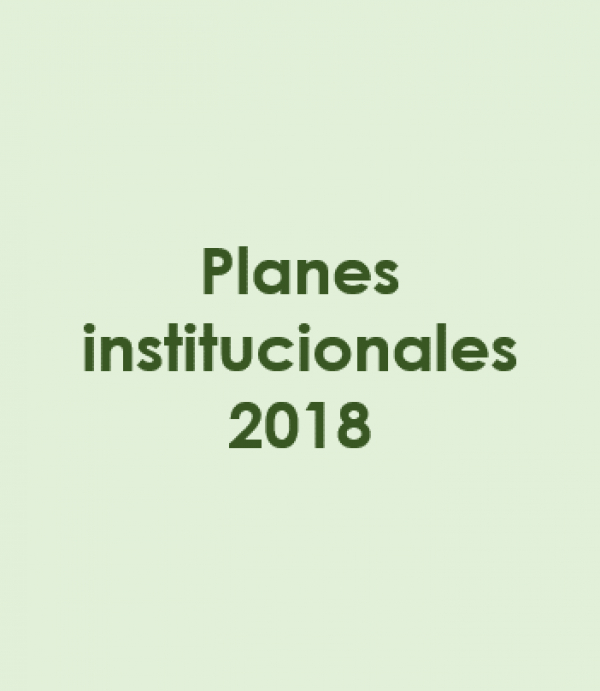 Planes institucionales 2018