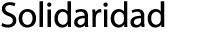 Solidaridad