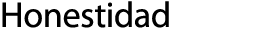 Honestidad