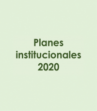 Planes institucionales 2020