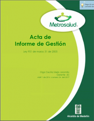 Informe de Gesti&oacute;n 2017